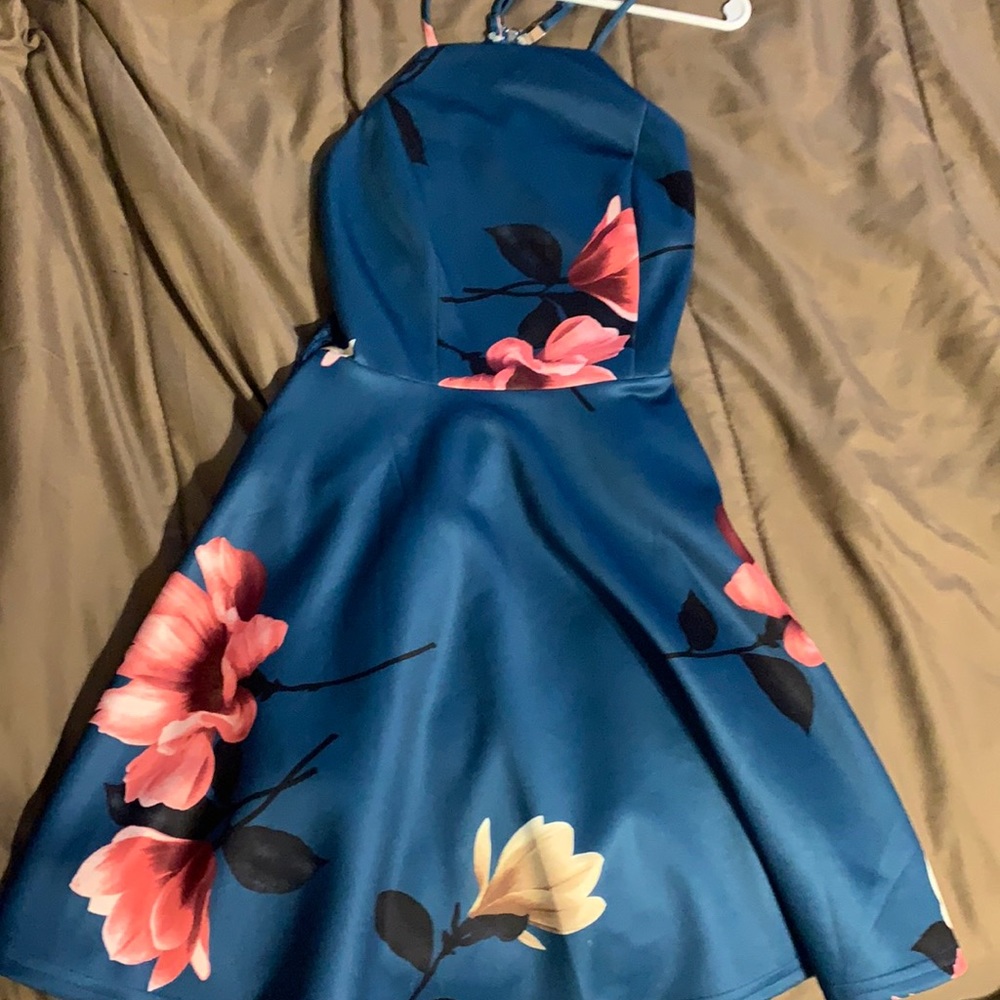 Formal Blue floral dress